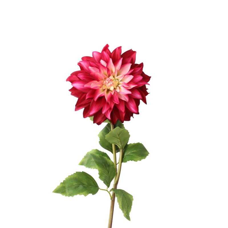Lifelike Decorative Dahlia Stem