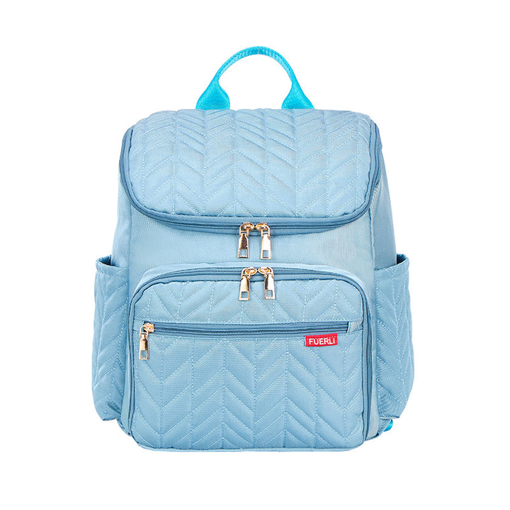Elegant Quilted Multi-Compartment Backpack Stornfield