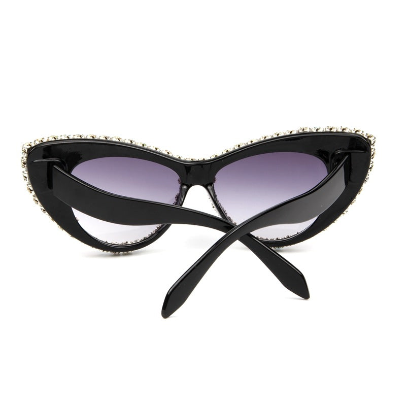 Women's glamorous cat-eye sunglasses with sparkling crystal accents Stornfield