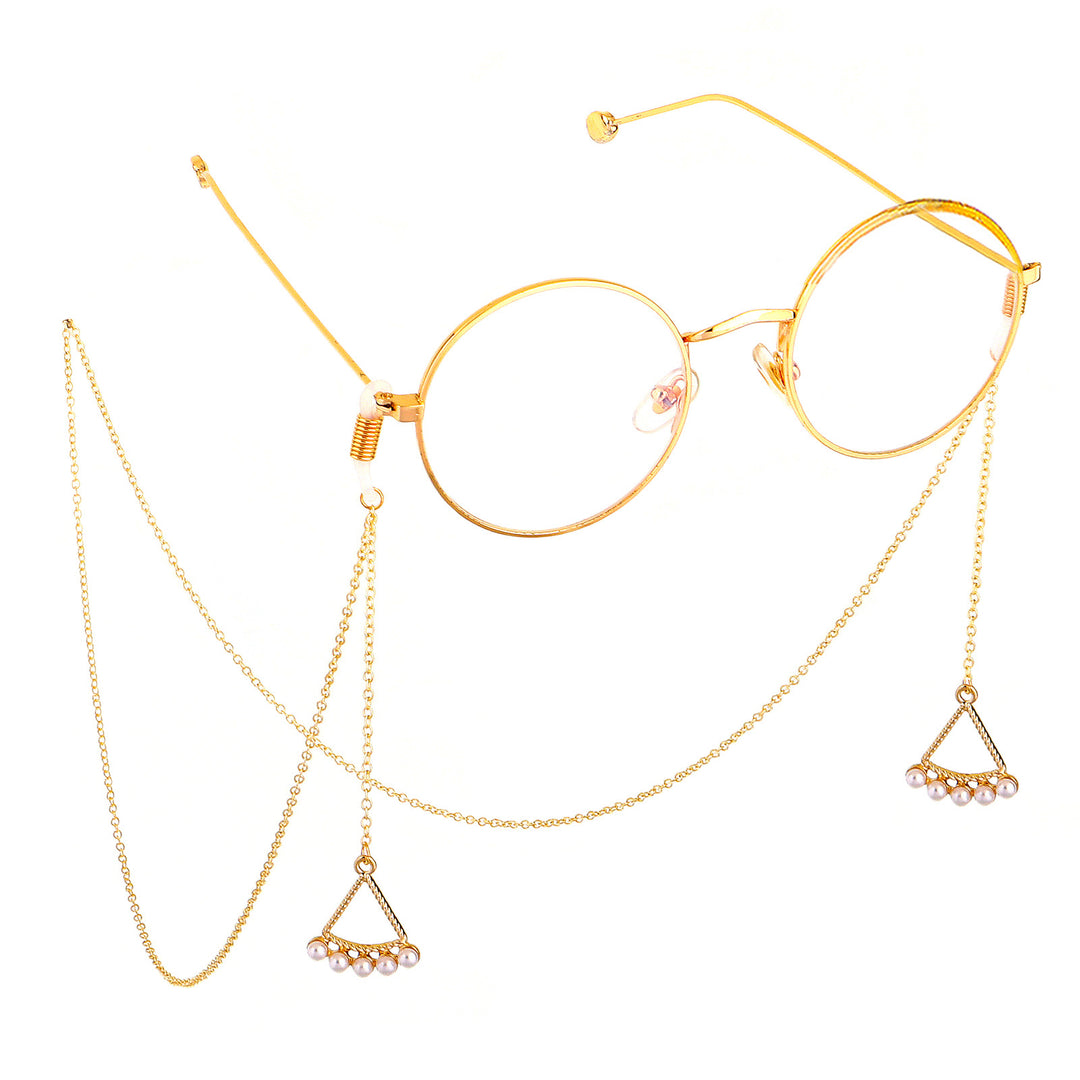 Elegant Triangle-Shaped Eyewear Chain Stornfield