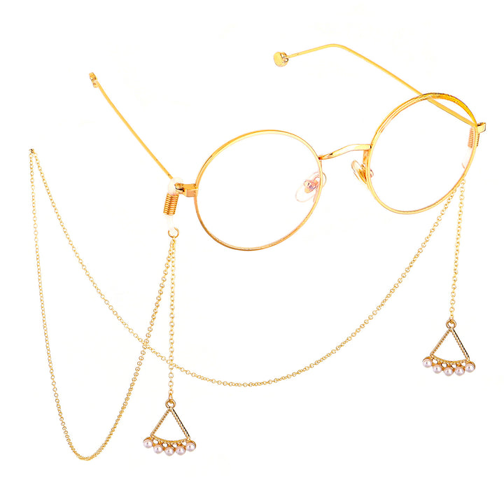 Elegant Triangle-Shaped Eyewear Chain Stornfield