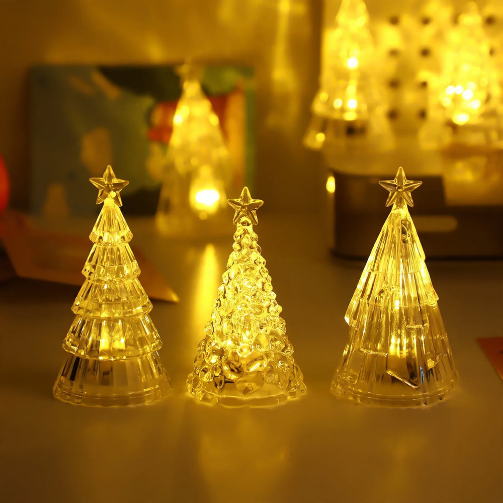 LED Christmas tree night light, decorative table lamp