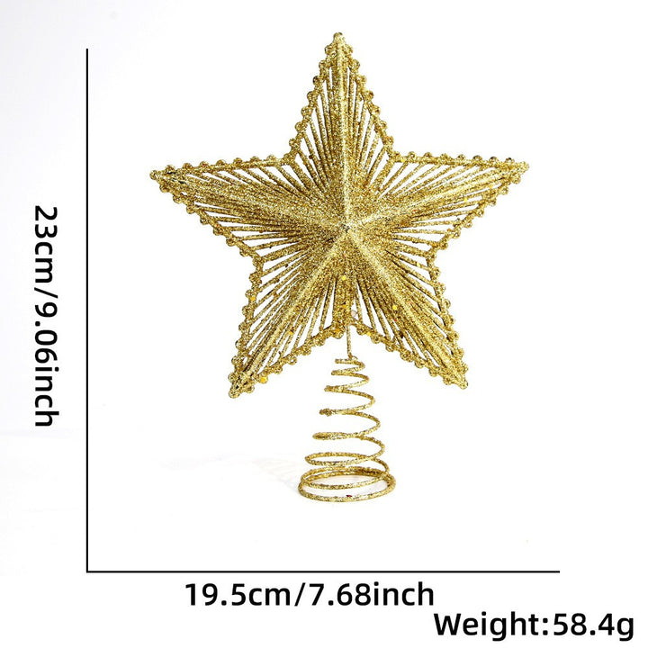 Christmas tree top star, 3D design