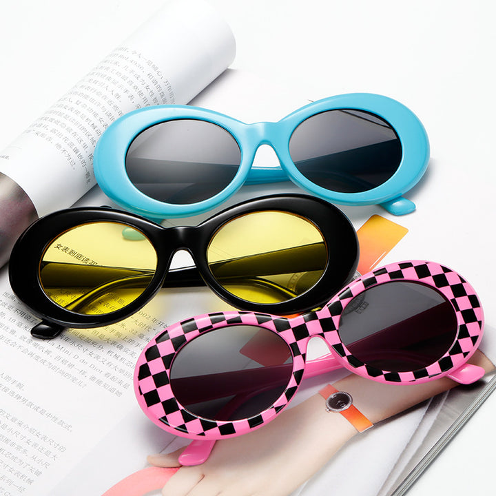 Ladies fashionable oval sunglasses Stornfield