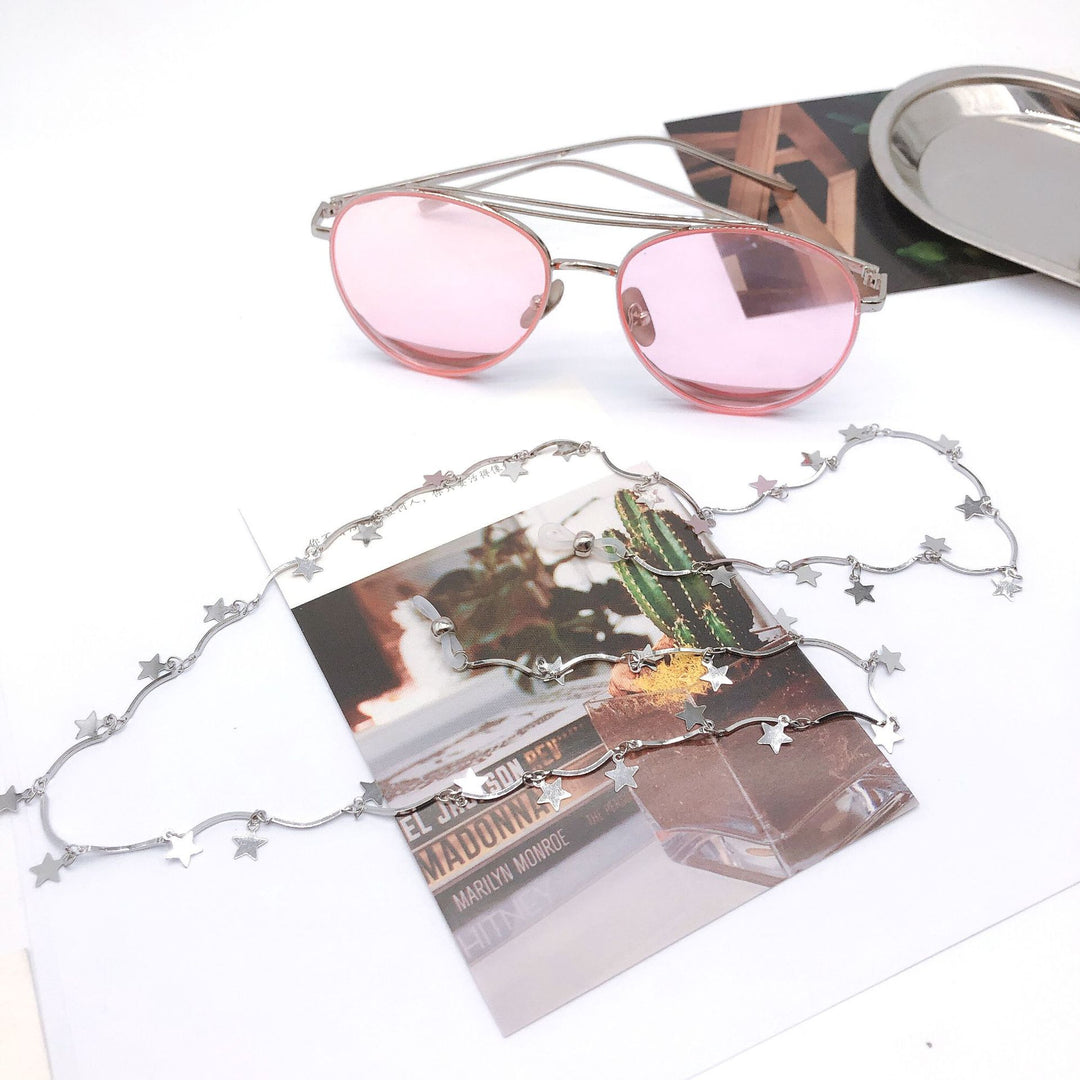 Star-Embellished Eyewear Chain Stornfield
