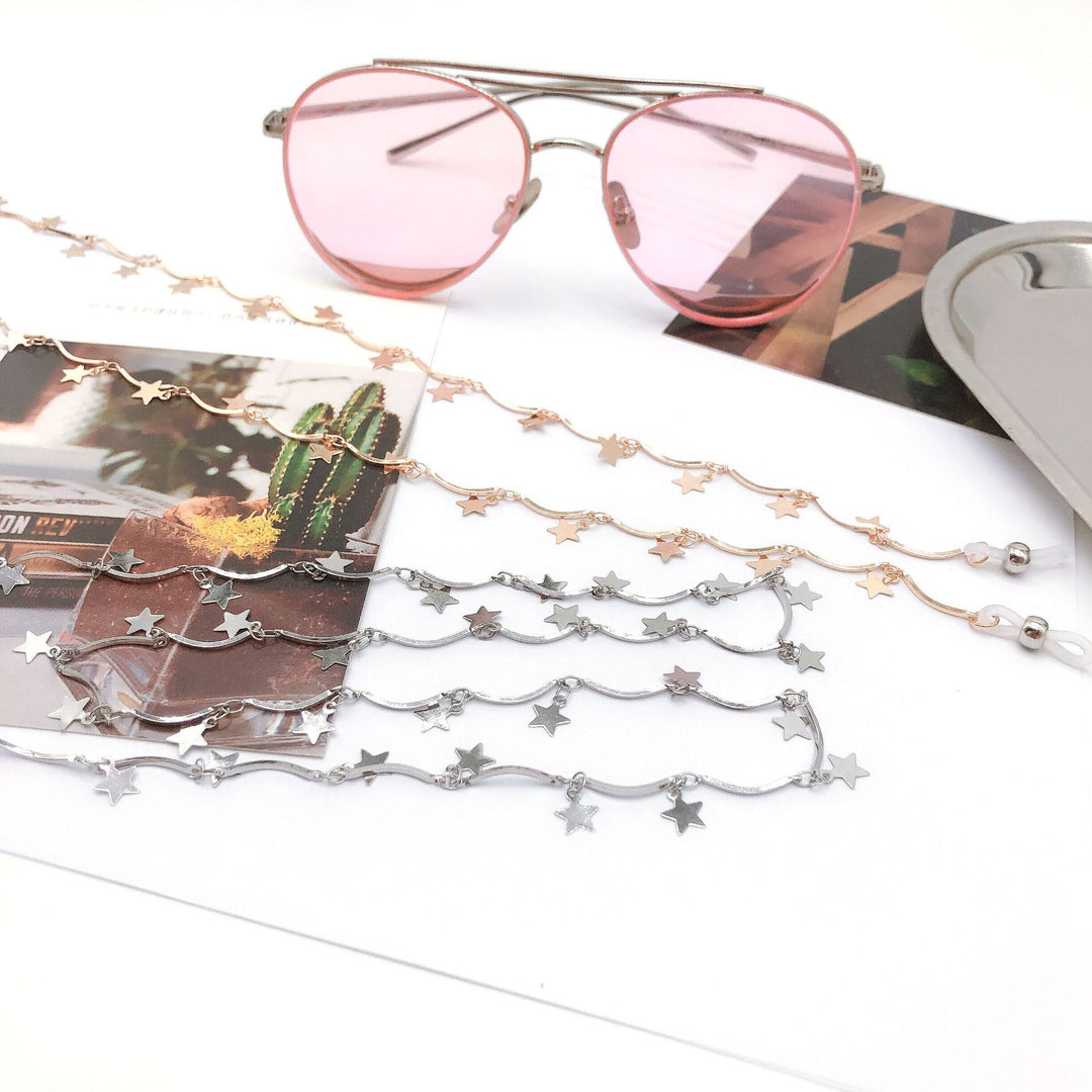 Star-Embellished Eyewear Chain Stornfield