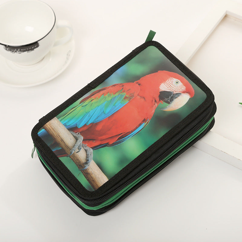 Wildlife-Themed Art Pouch