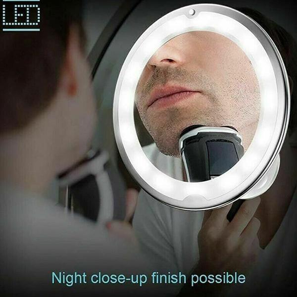 Stornfield | 10x Magnifying LED Lighted Makeup Mirror