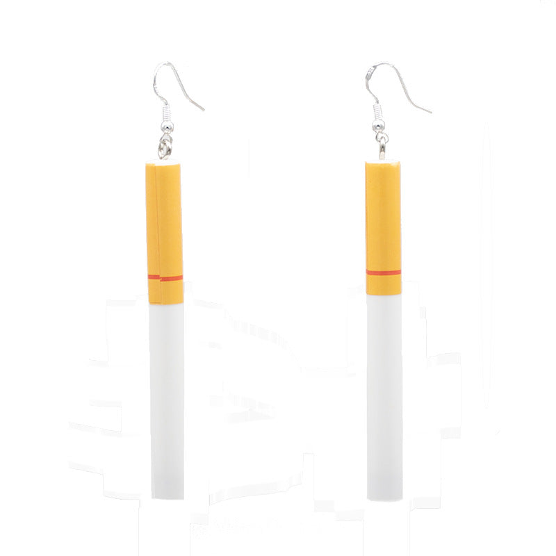 Playful Cigarette-Inspired Dangle Earrings Stornfield