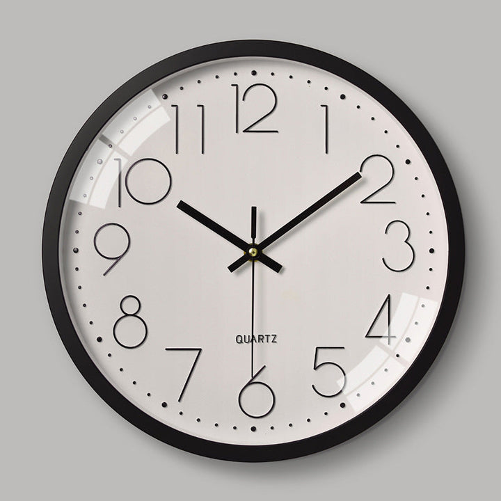 Stornfield | Simple 3D Design Silent Wall Clock 30 cm
