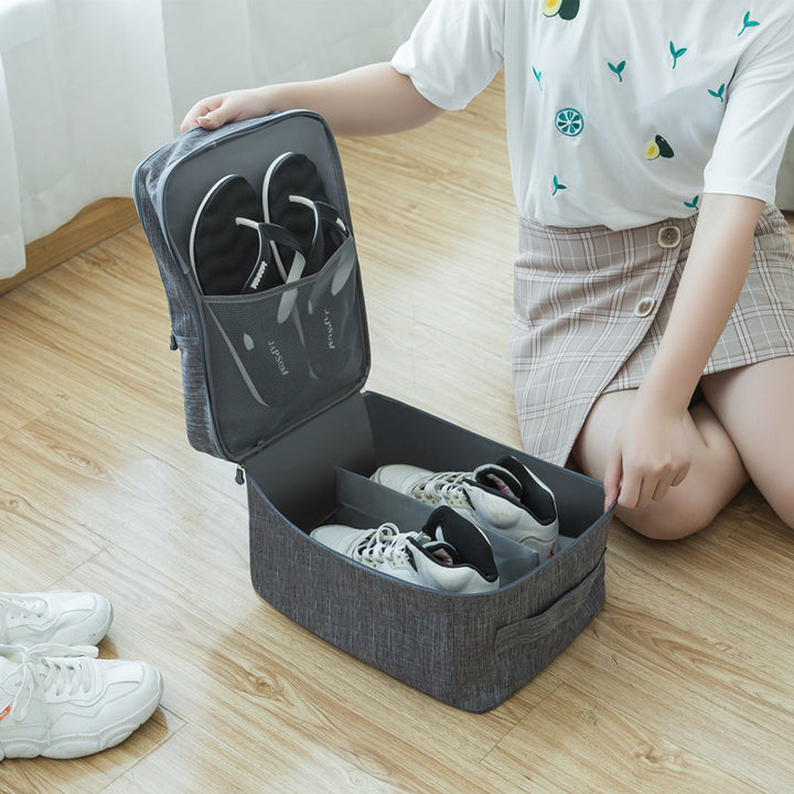 Dual Compartment Travel Shoe Organizer Stornfield