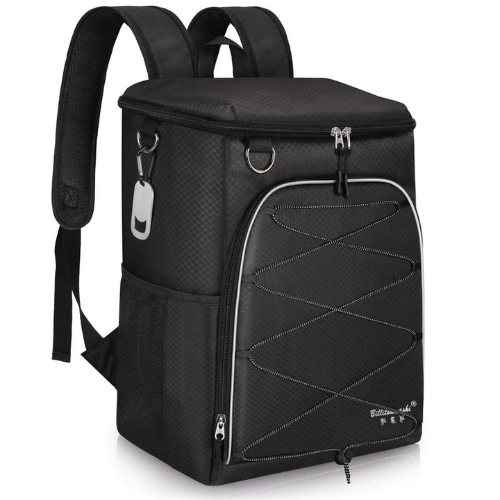 Unisex cool backpack with insulated interior compartment, flexible carrying comfort, and organized front pocket Stornfield