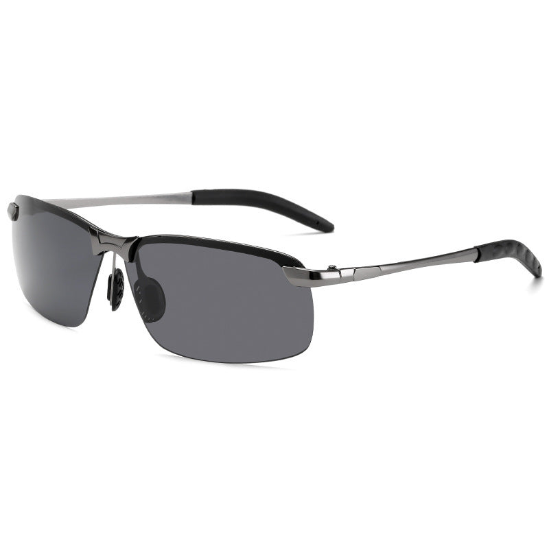 Men's sporty sunglasses with polarized lenses and flexible frame Stornfield