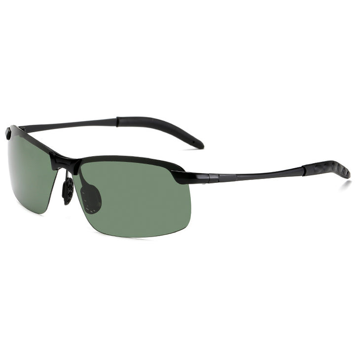 Men's sporty sunglasses with polarized lenses and flexible frame Stornfield