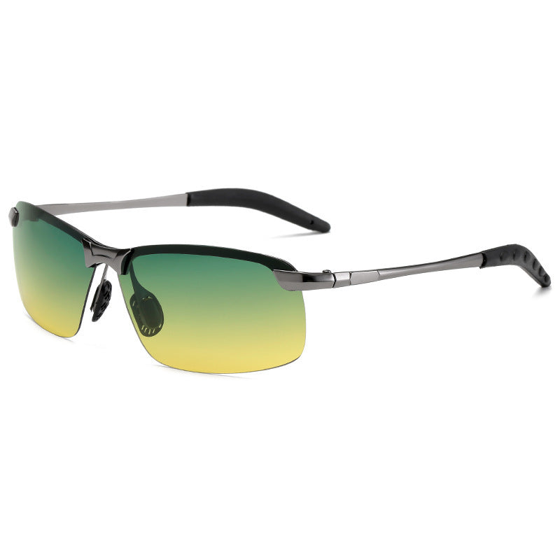 Men's sporty sunglasses with polarized lenses and flexible frame Stornfield