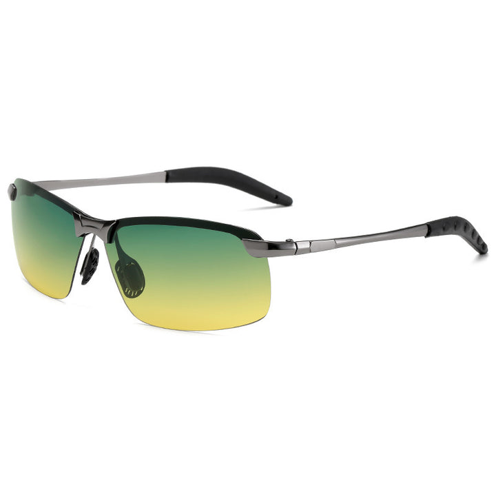 Men's sporty sunglasses with polarized lenses and flexible frame Stornfield
