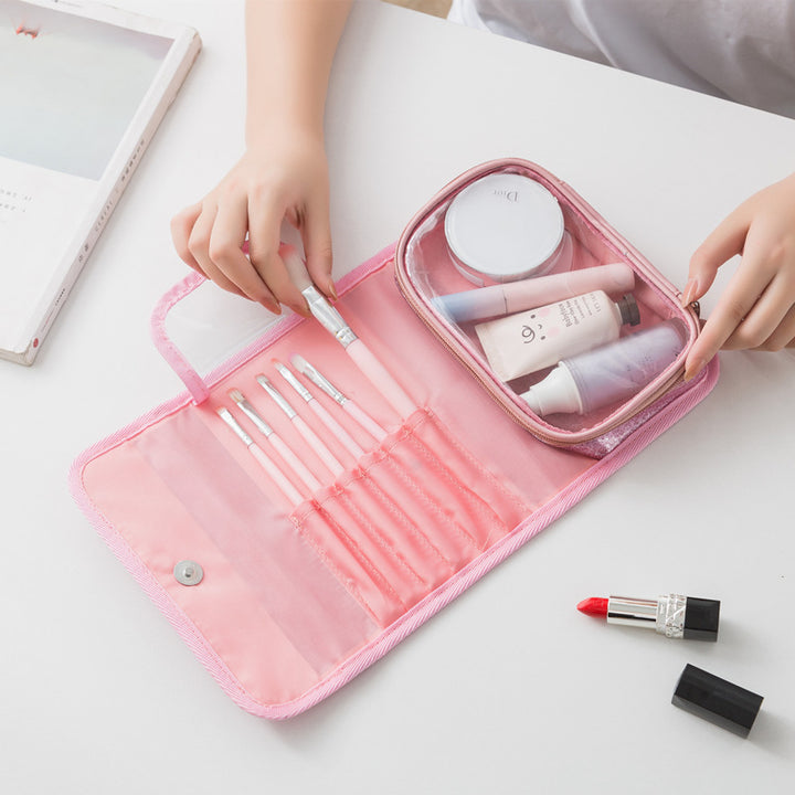 Glittery Travel Makeup Organizer Stornfield