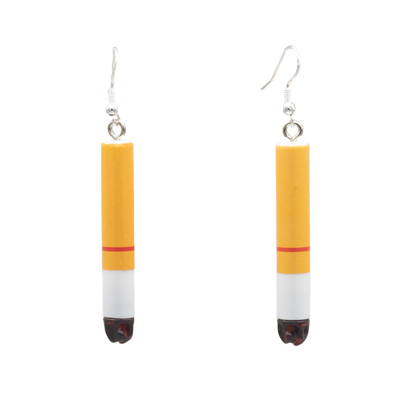 Playful Cigarette-Inspired Dangle Earrings Stornfield