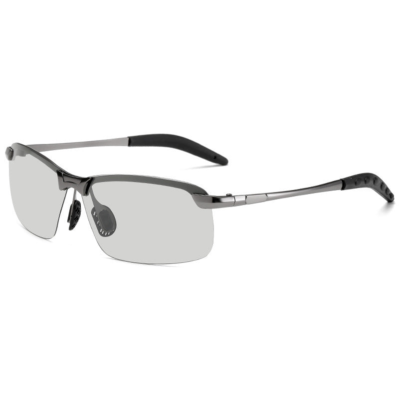 Men's sporty sunglasses with polarized lenses and flexible frame Stornfield