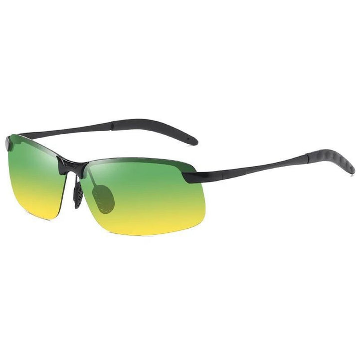 Men's sporty sunglasses with polarized lenses and flexible frame Stornfield