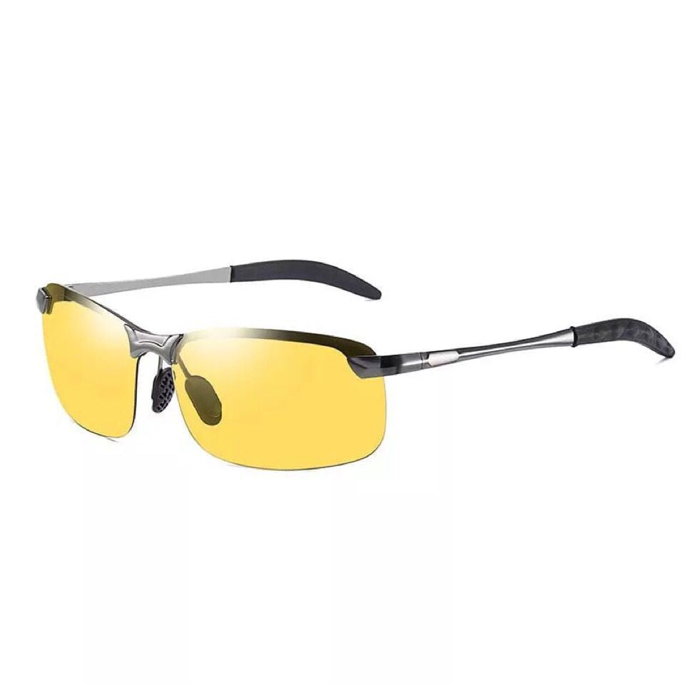 Men's sporty sunglasses with polarized lenses and flexible frame Stornfield
