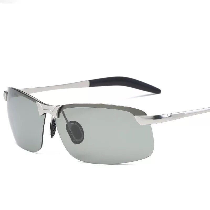 Men's sporty sunglasses with polarized lenses and flexible frame Stornfield