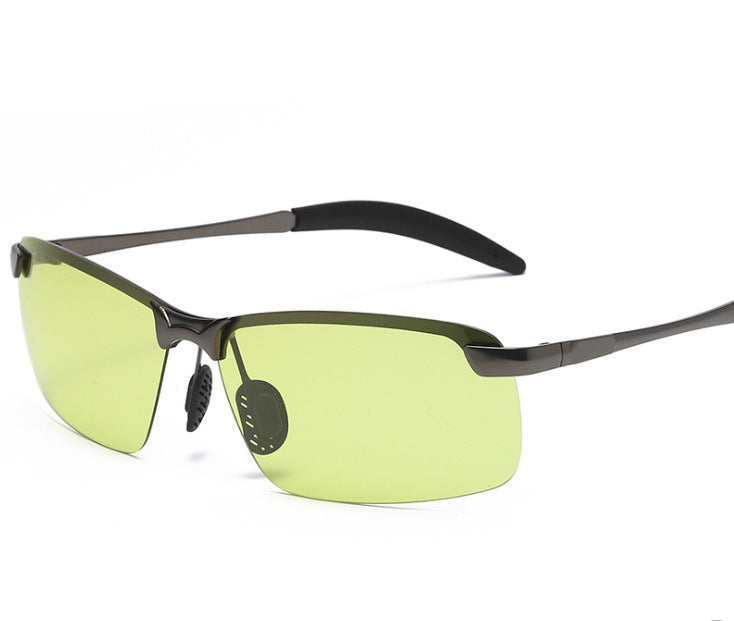 Men's sporty sunglasses with polarized lenses and flexible frame Stornfield