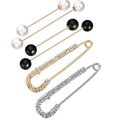 Decorative Safety Pin Brooch Set Stornfield