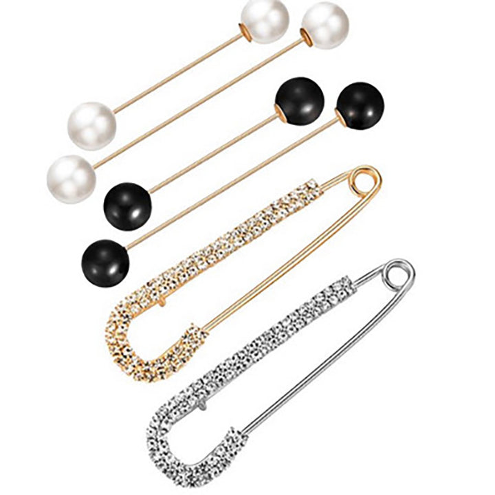 Decorative Safety Pin Brooch Set Stornfield