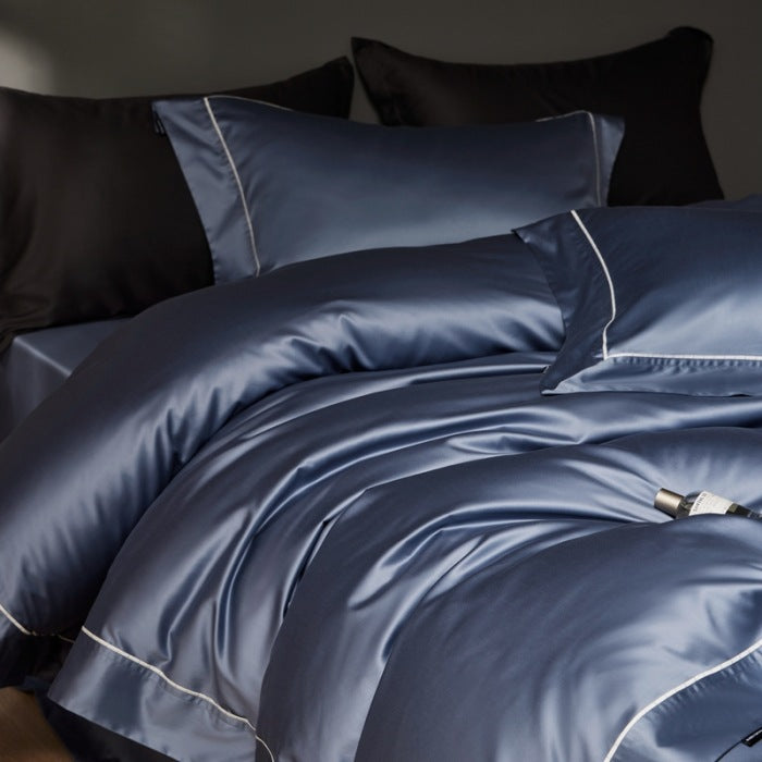 Luxury bedding set, 140 long-staple cotton, 4-piece