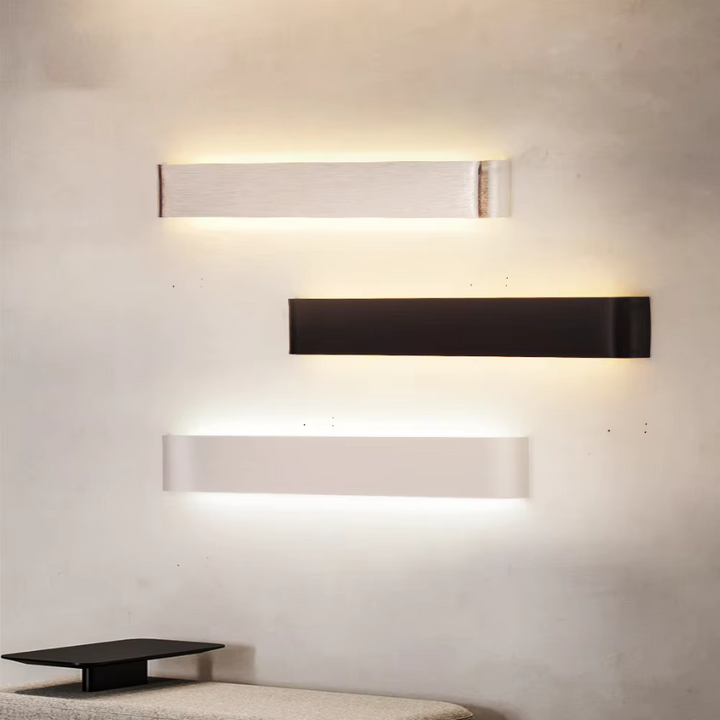 Stornfield | Nordic LED Wall Light - Modern Brushed Aluminum Indoor Wall Sconce