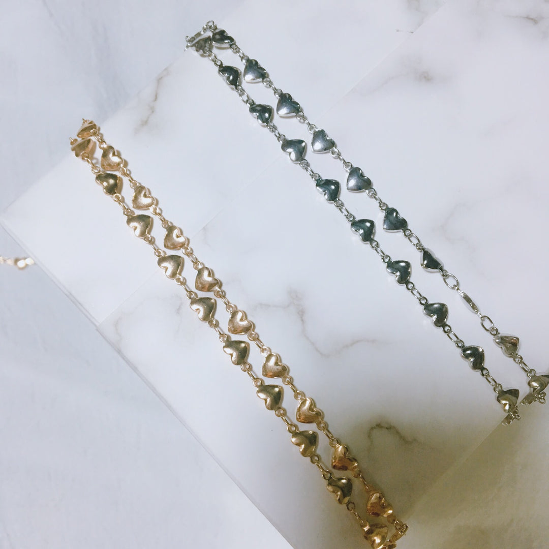 Delicate chain with hearts Stornfield