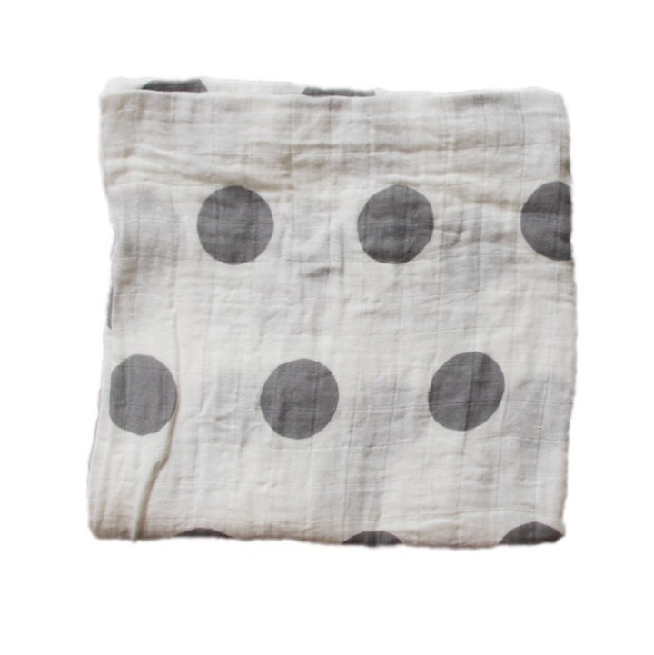 Cotton Muslin Baby Blanket with Heart Pattern Stornfield