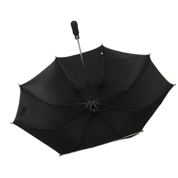 Ladies automatic foldable umbrella with wind-resistant construction Stornfield