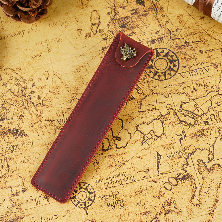 Handcrafted Leather Pen Holder