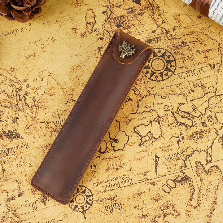 Handcrafted Leather Pen Holder