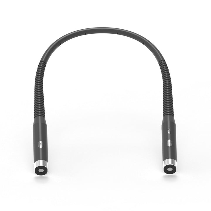 USB-rechargeable LED neck reading lamp