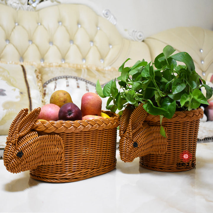 Cute Animal-Shaped Decorative Storage Basket Stornfield