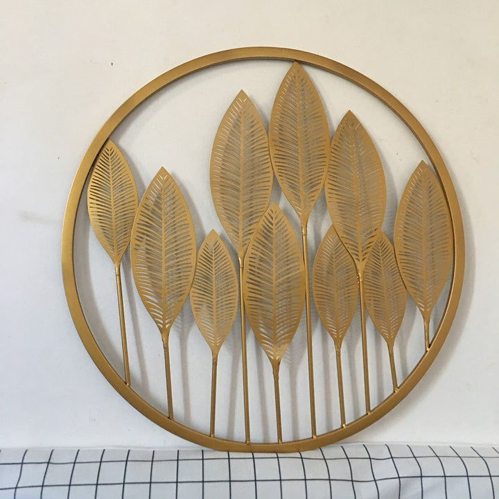 Decorative Gold Leaf Wall Art Sculpture Stornfield