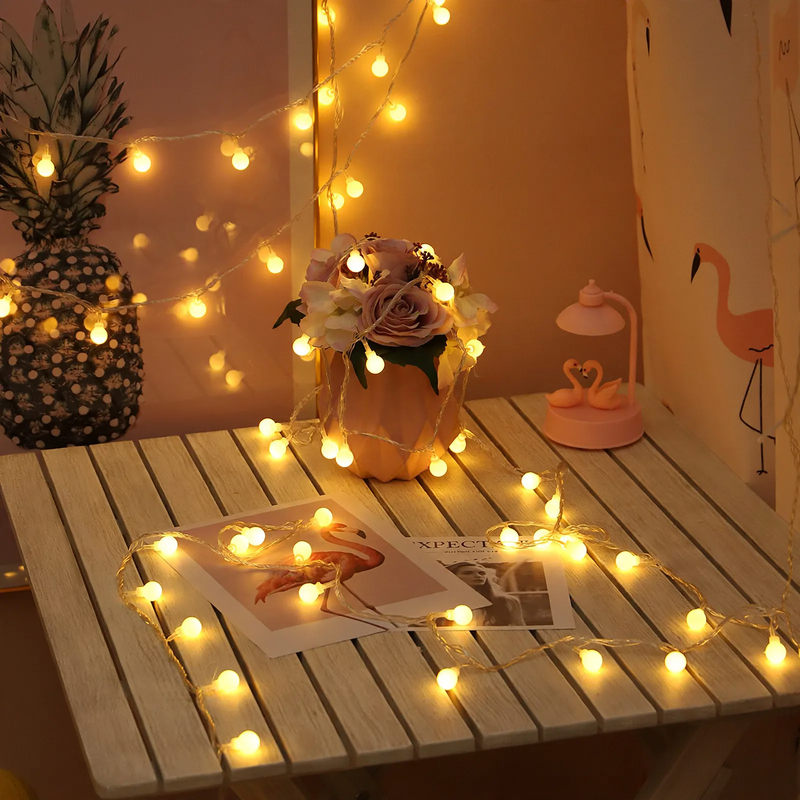 LED string lights for decoration and outdoor