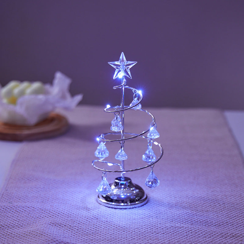 Decorative Christmas tree light made of metal