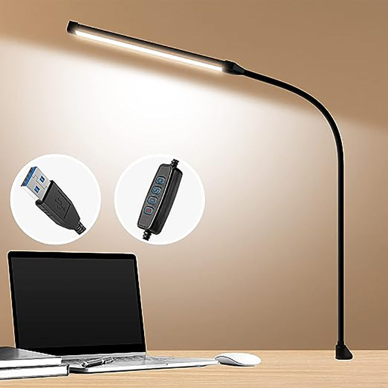LED clamp lamp with long arm, 60 cm