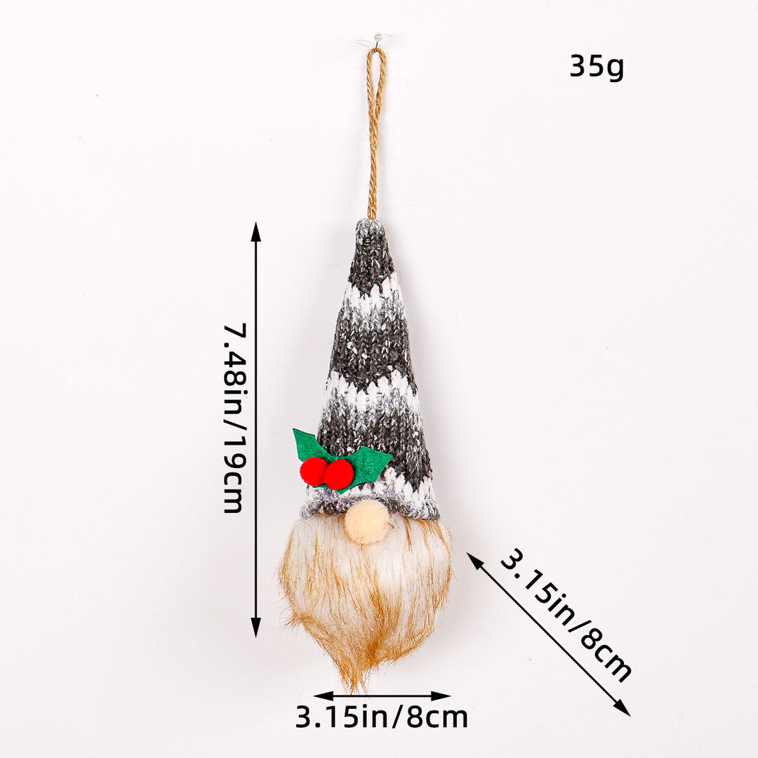 Bright Christmas Elf Figure with Sequins