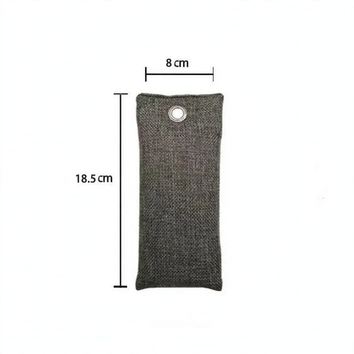 Activated charcoal bags for odor neutralization