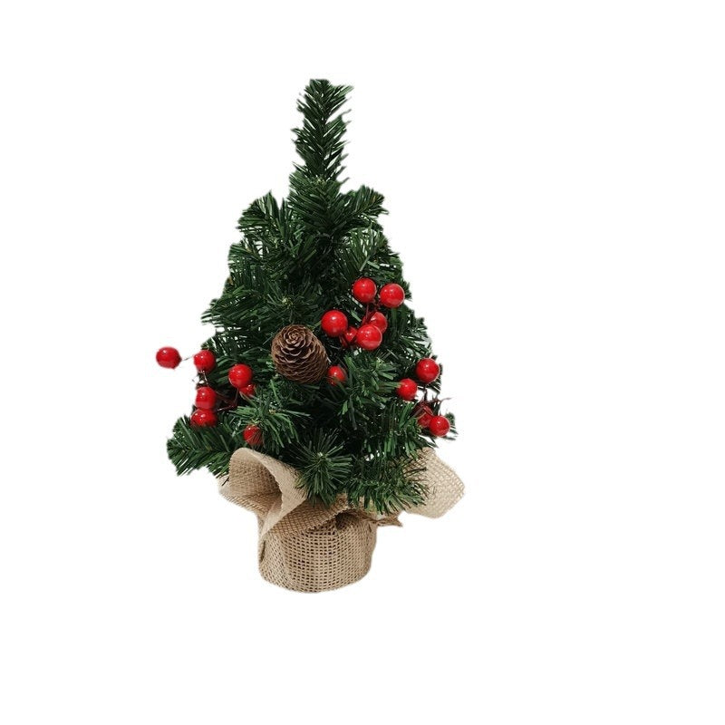 Mini Christmas tree for table decoration, 30 cm, PVC