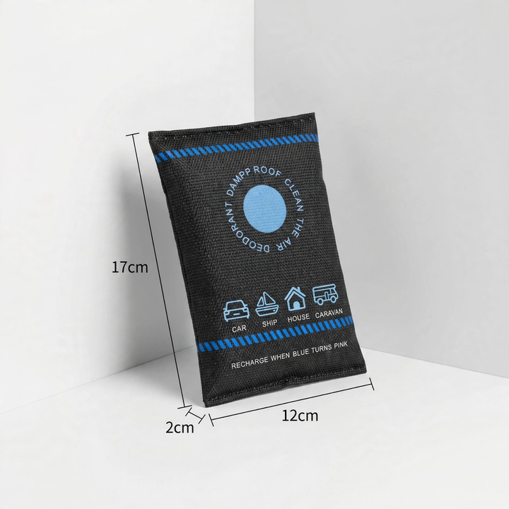 Reusable silicone desiccant, color changing