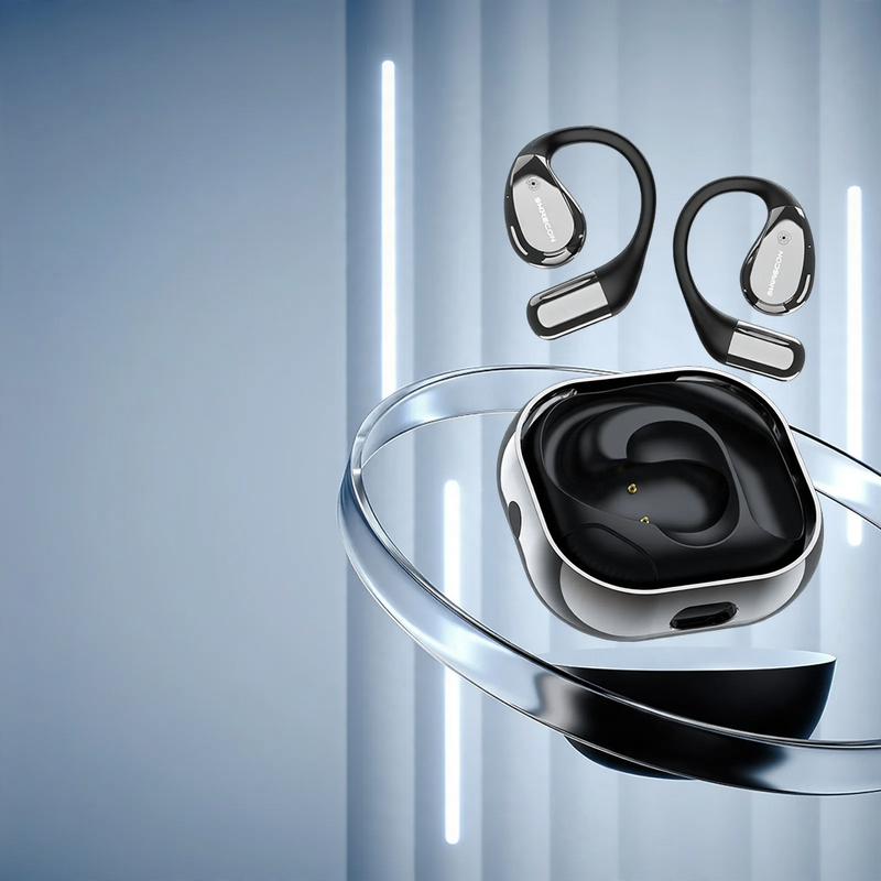 Ear hook earbuds with Bluetooth 6.0 and noise cancellation