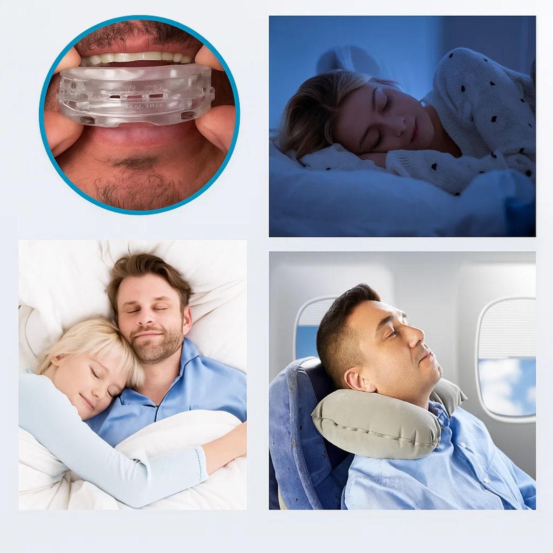 SilentEase | Anti-Snoring Mouthpiece – Medical Grade Silicone – Improves Airflow – Ideal for Snoring Sufferers Seeking Better Sleep Stornfield
