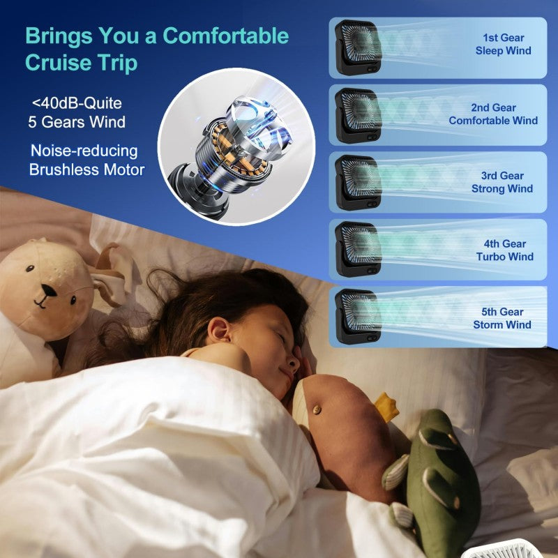 Cruise Approved Magnetic Travel Fan | Stornfield