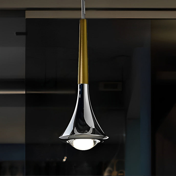 Stornfield | LumiDrop Nordic Design Pendant Lights | Droplet Shape | Elegant LED Light for Dining Room & Living Room | In Black, Gold & Chrome
